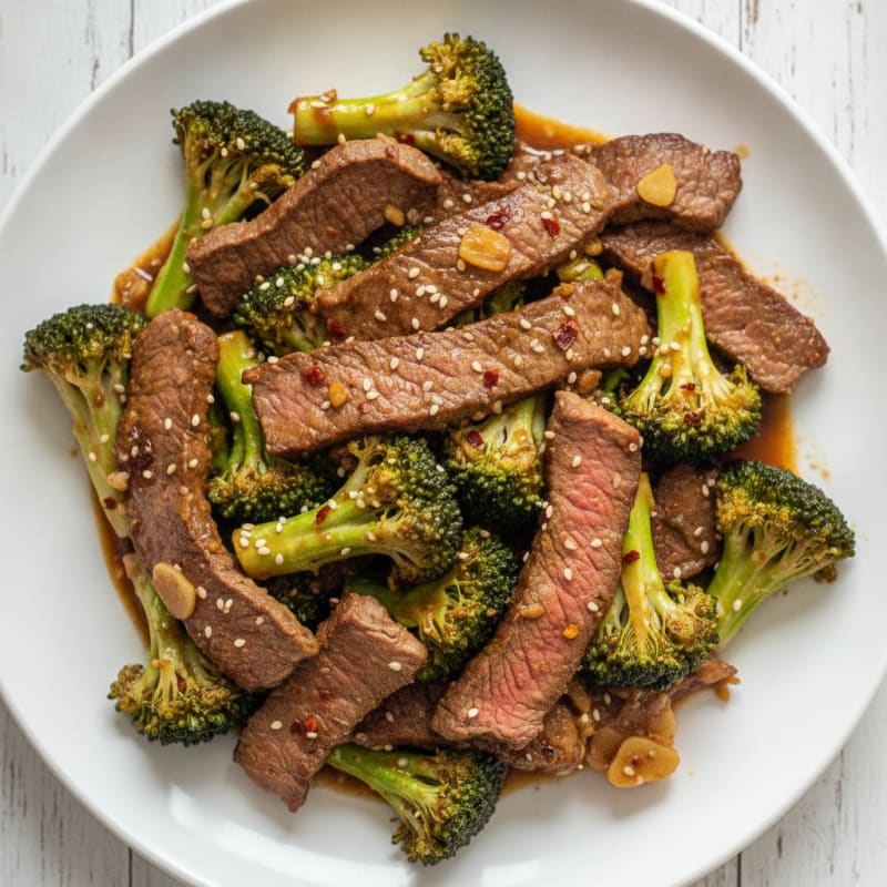Sesame Beef & Broccoli Stir-Fry