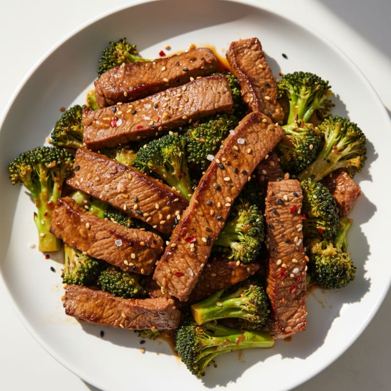Sesame Beef and Broccoli Stir-Fry