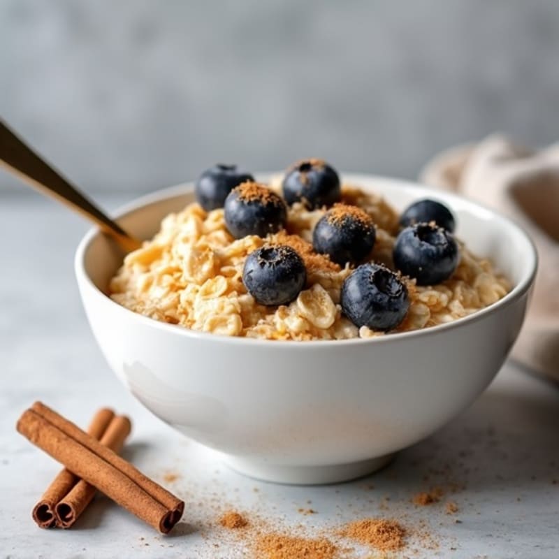 Cinnamon-Vanilla Protein Overnight Oats