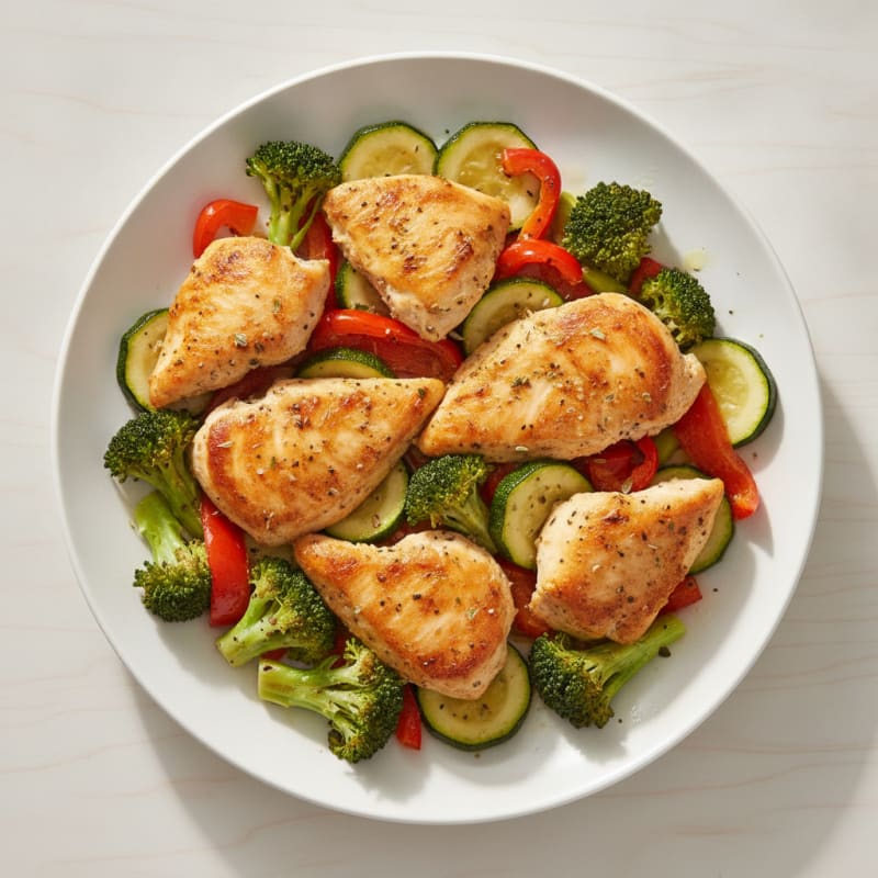 Sheet Pan Lemon Herb Chicken and Veggies