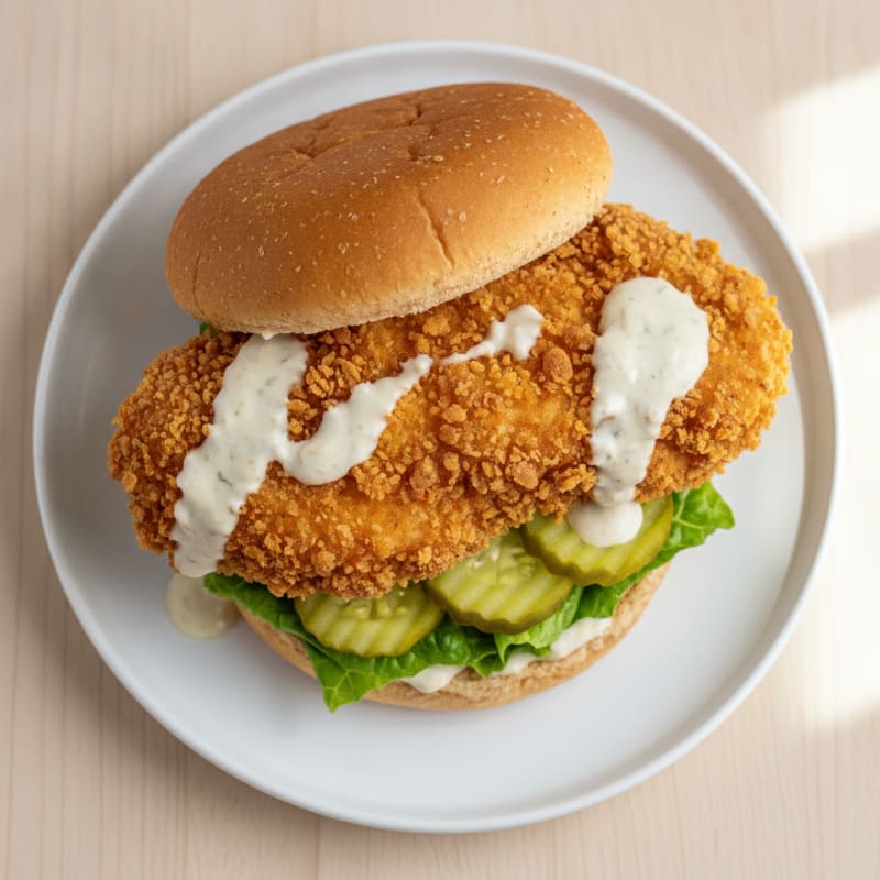 Crispy Buttermilk Fried Chicken Sandwich
