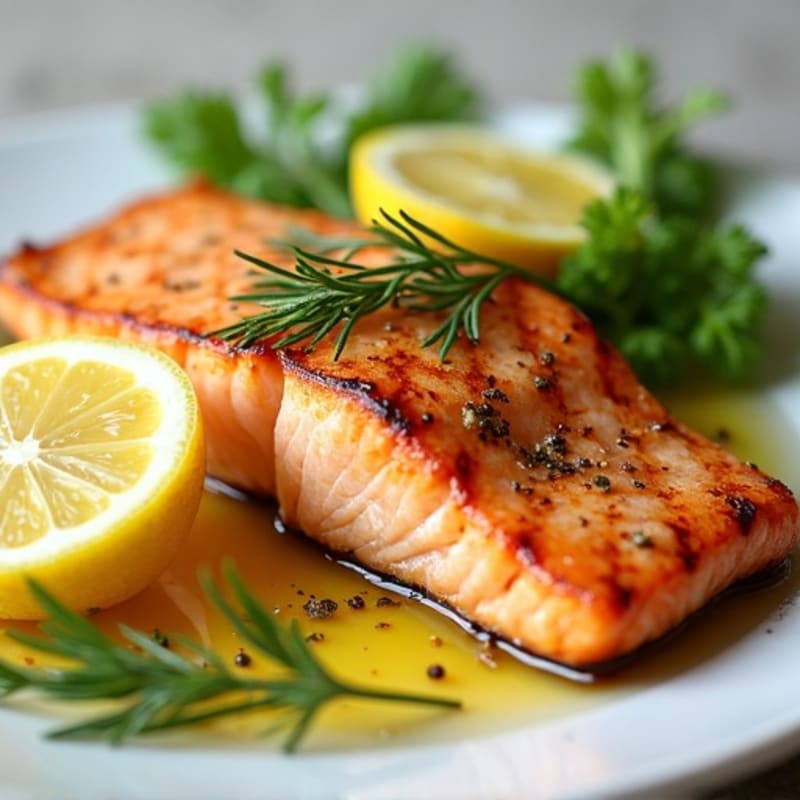 Lemon Herb Grilled Salmon