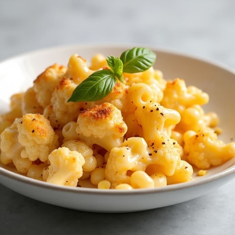 Protein-Packed Cauliflower Mac with Sharp Cheddar