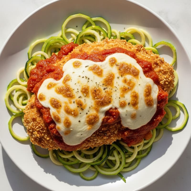 Crispy Chicken Parmesan with Marinara Sauce