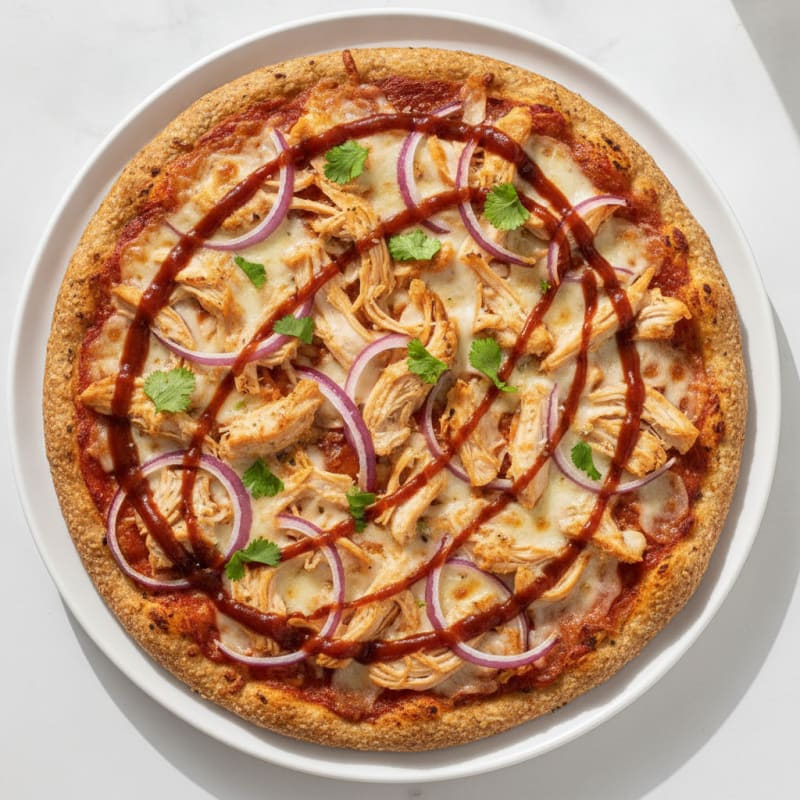 High-Protein BBQ Chicken Pizza