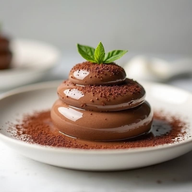 Silky Chocolate Protein Pudding with Greek Yogurt