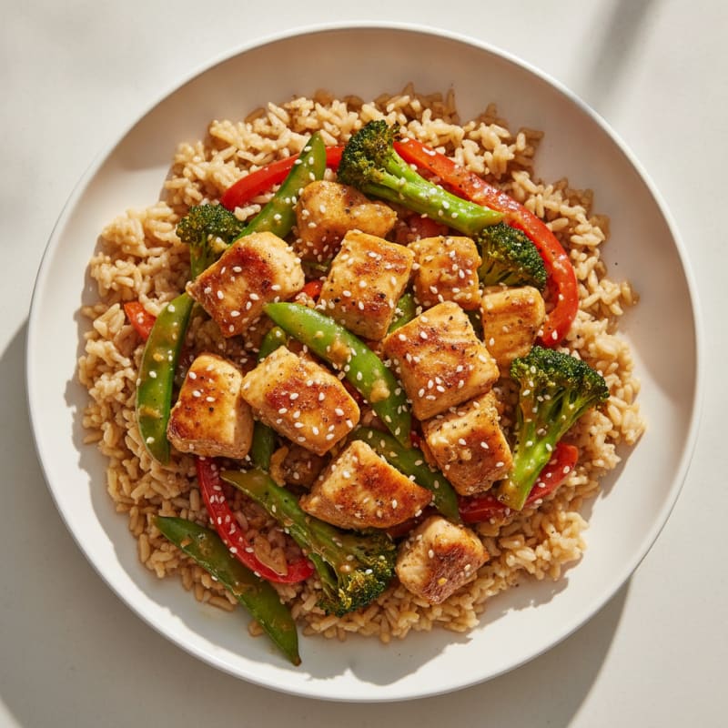 Sesame-Ginger Chicken Stir-Fry