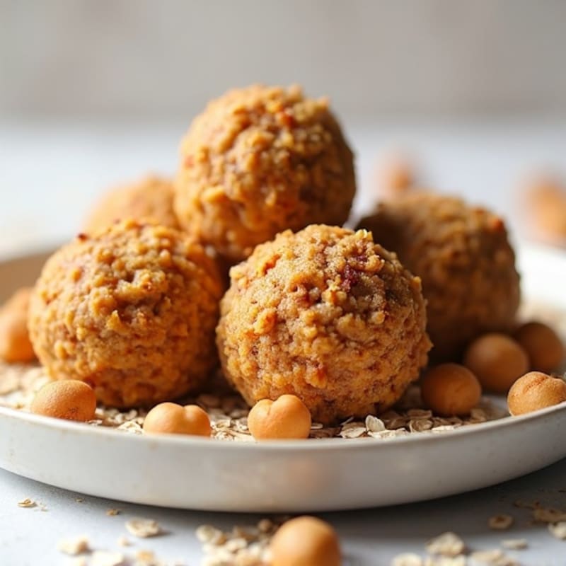 Crunchy Spiced Chickpea Energy Bites
