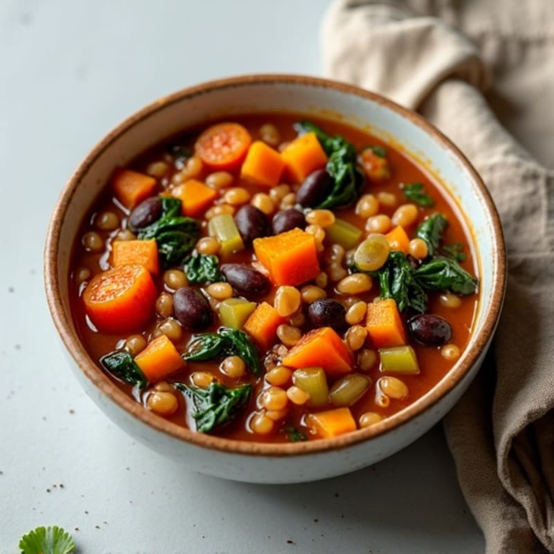 Hearty Spiced Red Lentil Stew