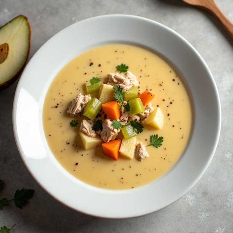 Healthy Creamy Baked Potato Soup