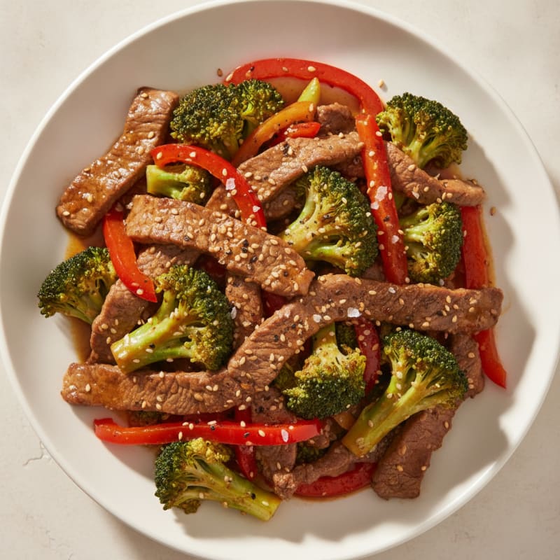 Sesame Beef and Broccoli Stir-Fry