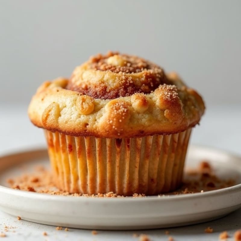 Protein-Packed Almond Flour Cinnamon Roll Muffins
