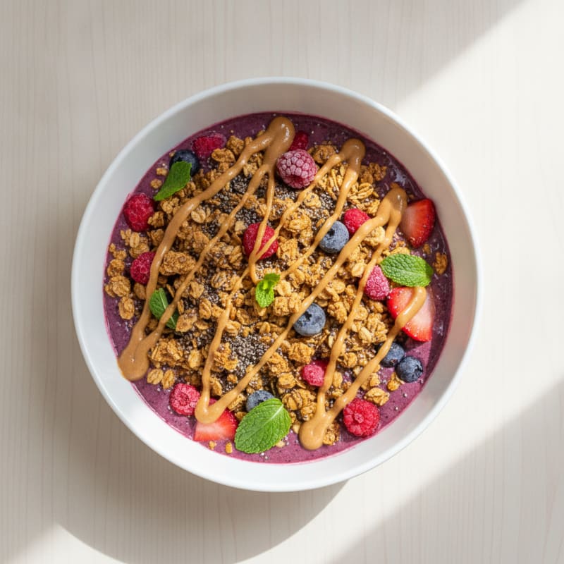 Acai Protein Bowl with Granola