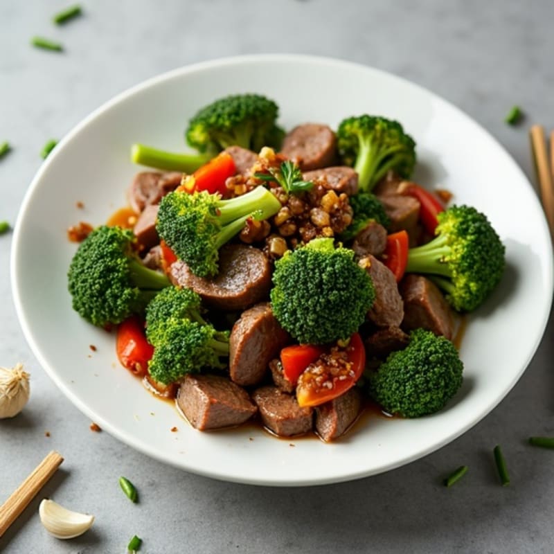 Ginger-Garlic Beef and Broccoli Stir-Fry