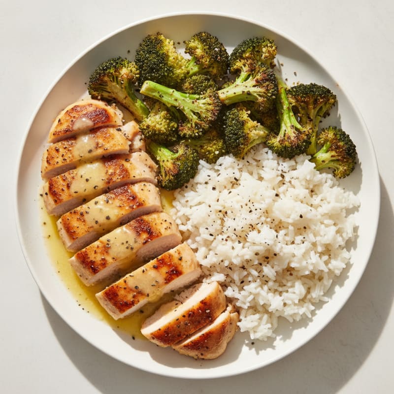 Lemon Herb Chicken with Roasted Broccoli