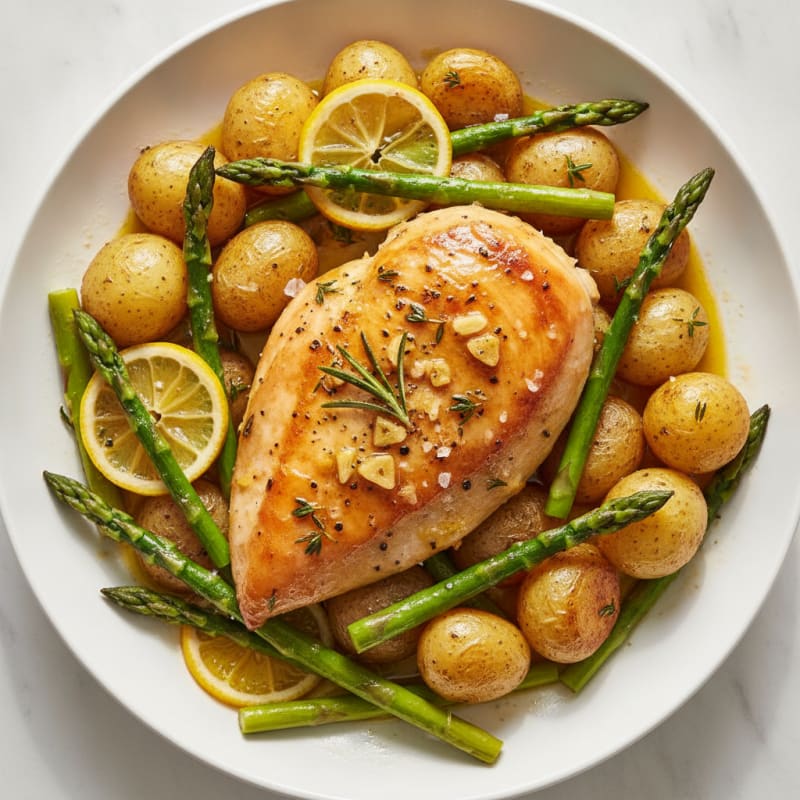 Garlic Herb Roasted Chicken
