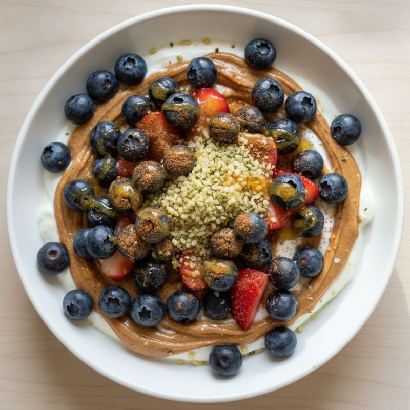 Greek Yogurt with Honey and Berries