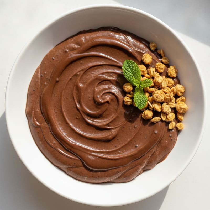 Silky Chocolate Protein Pudding