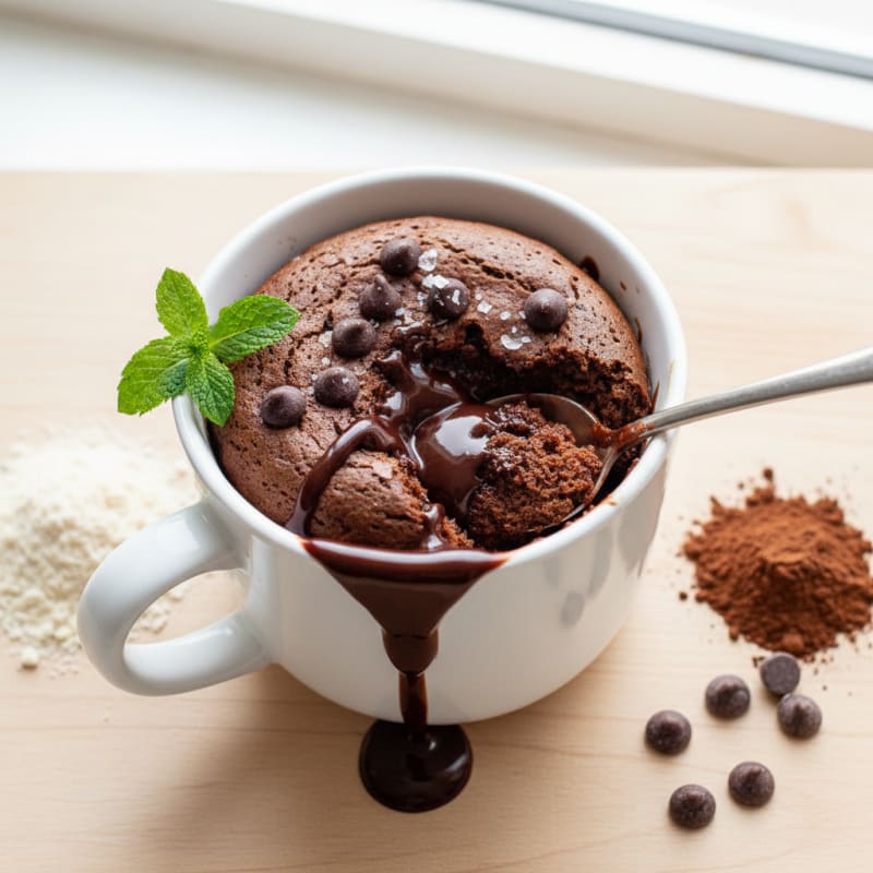 Decadent Chocolate Protein Mug Cake