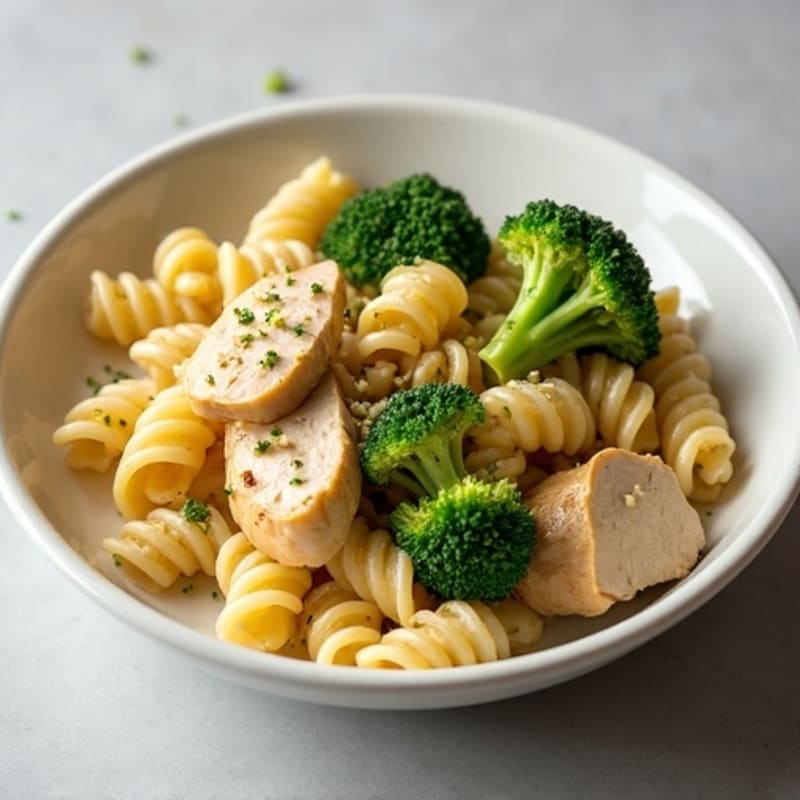 Creamy Cashew Chicken and Broccoli Pasta