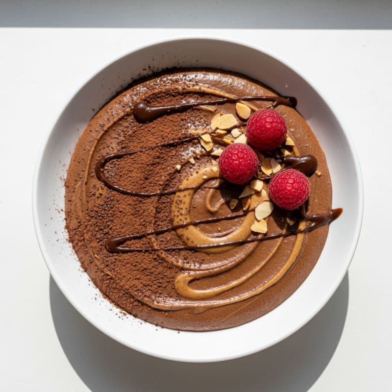Silky Greek Yogurt Chocolate Protein Pudding