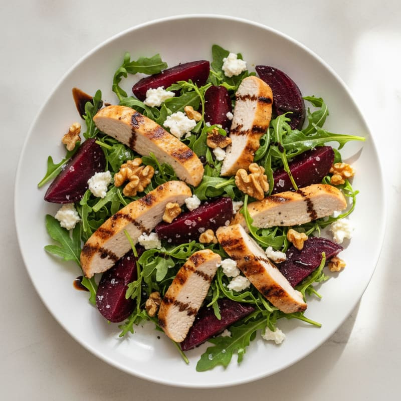 Roasted Beet and Goat Cheese Salad