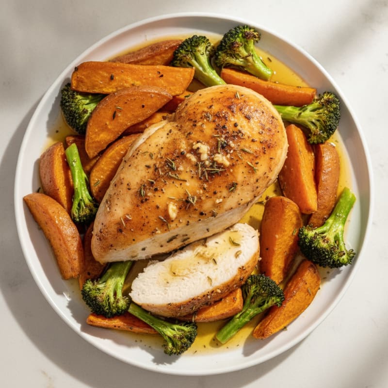 Garlic Herb Roasted Chicken