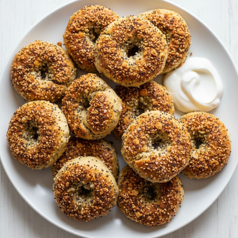 Crispy Everything Bagel Bites