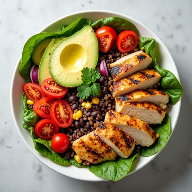 Fresh Black Bean and Quinoa Salad with Zesty Lime Vinaigrette