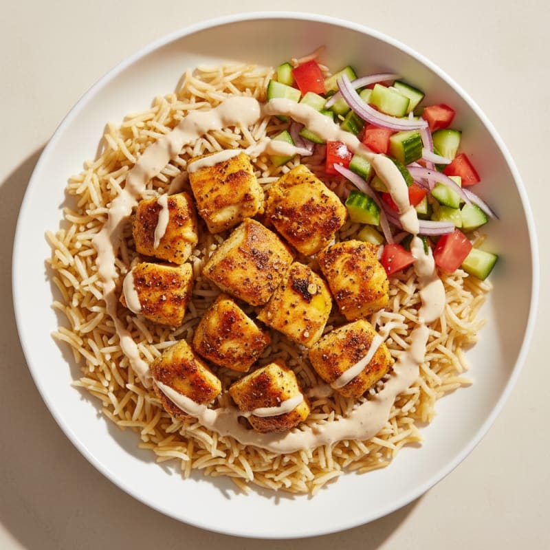 Chicken Shawarma Rice Bowl
