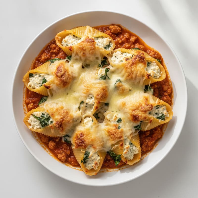 Spinach & Ricotta Stuffed Shells