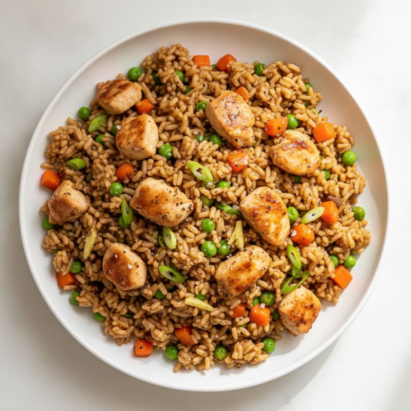 Savory Chicken and Vegetable Fried Rice