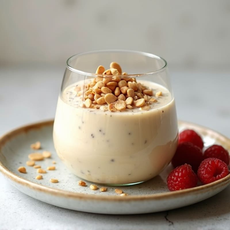 Creamy Vegan Protein Pudding with Chia and Pea Protein