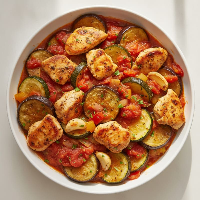 Roasted Vegetable Ratatouille with Herbs