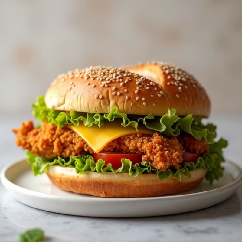 Crispy Air-Fried Chicken Sandwich