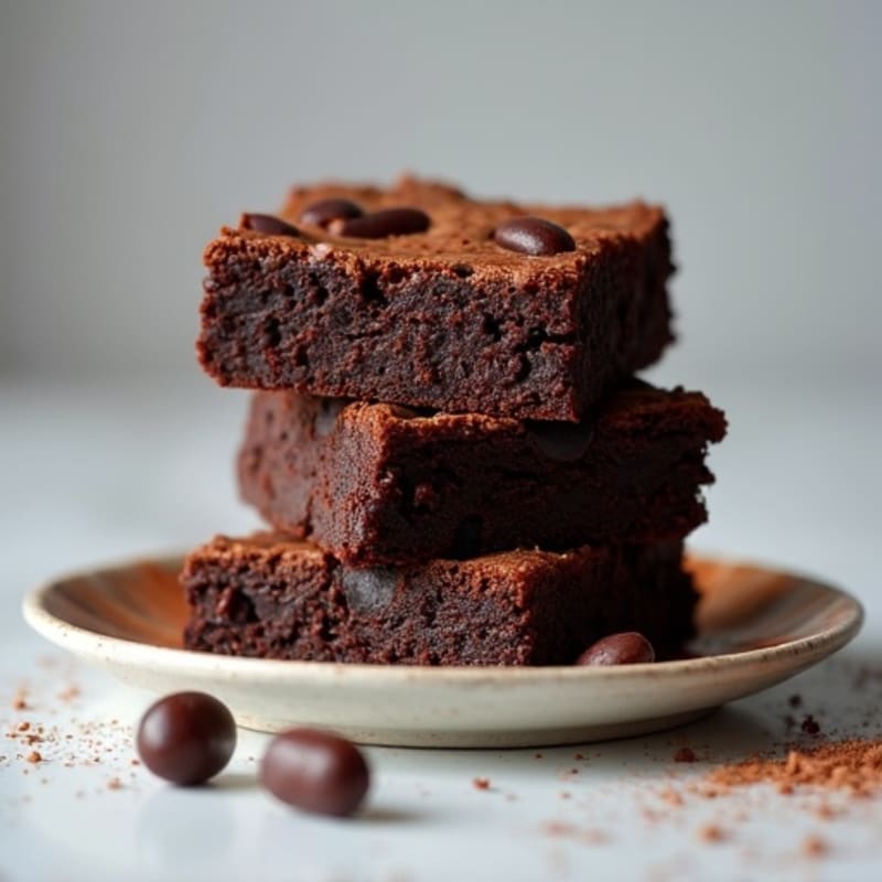 Black Bean Dark Chocolate Fudgy Brownies