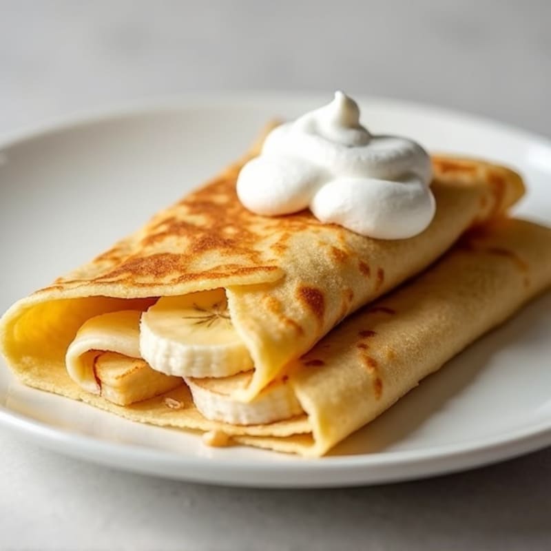 Protein-Packed Almond Butter Banana Crepes
