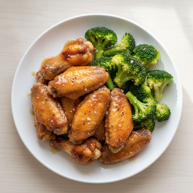 Honey-Garlic Glazed Chicken Wings