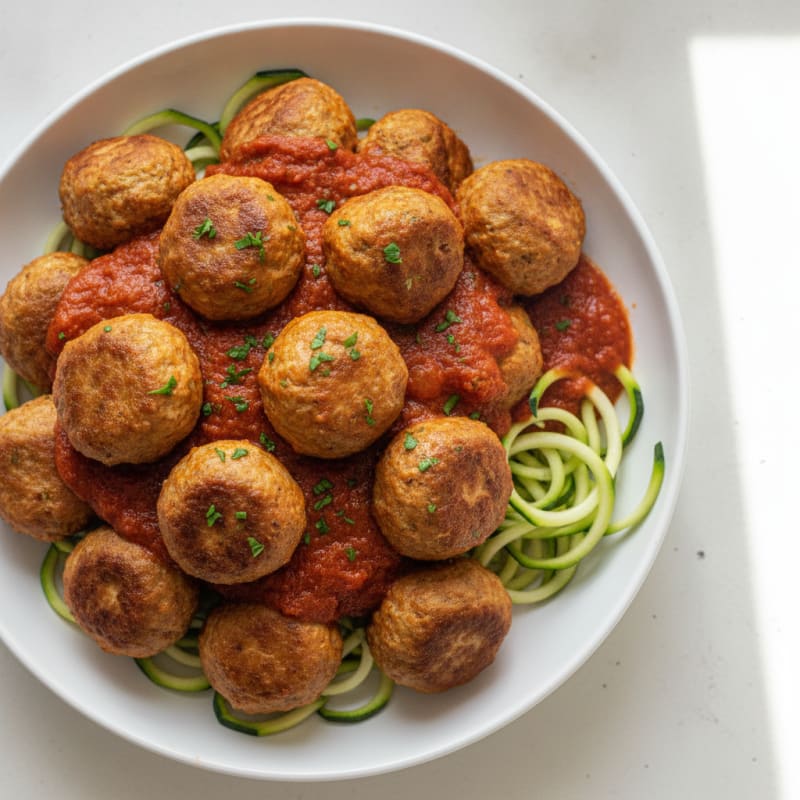 Turkey Meatballs with Marinara Sauce