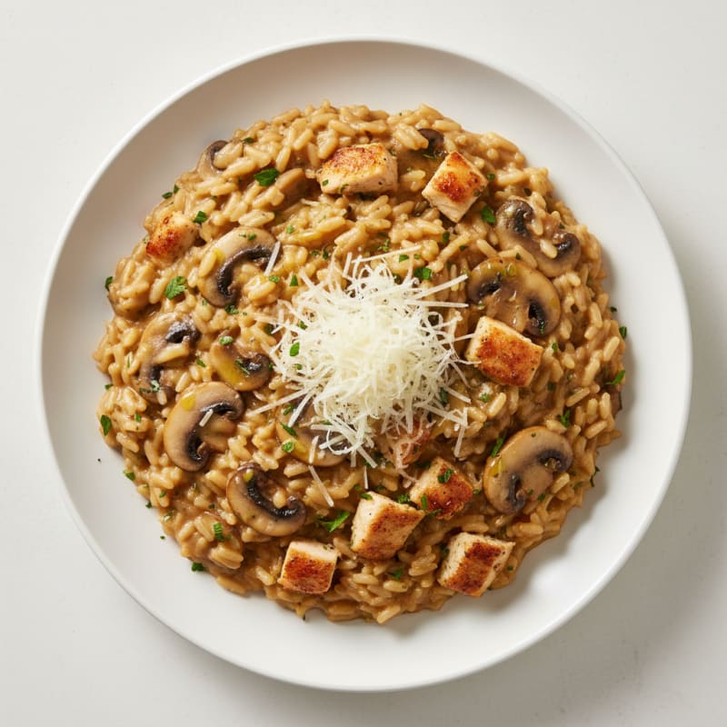 Mushroom and Parmesan Risotto