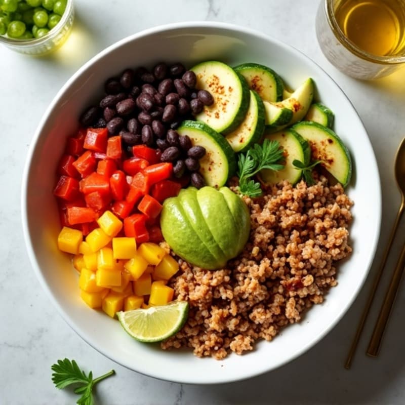 Sheet Pan Chili-Lime Turkey Taco Bowls