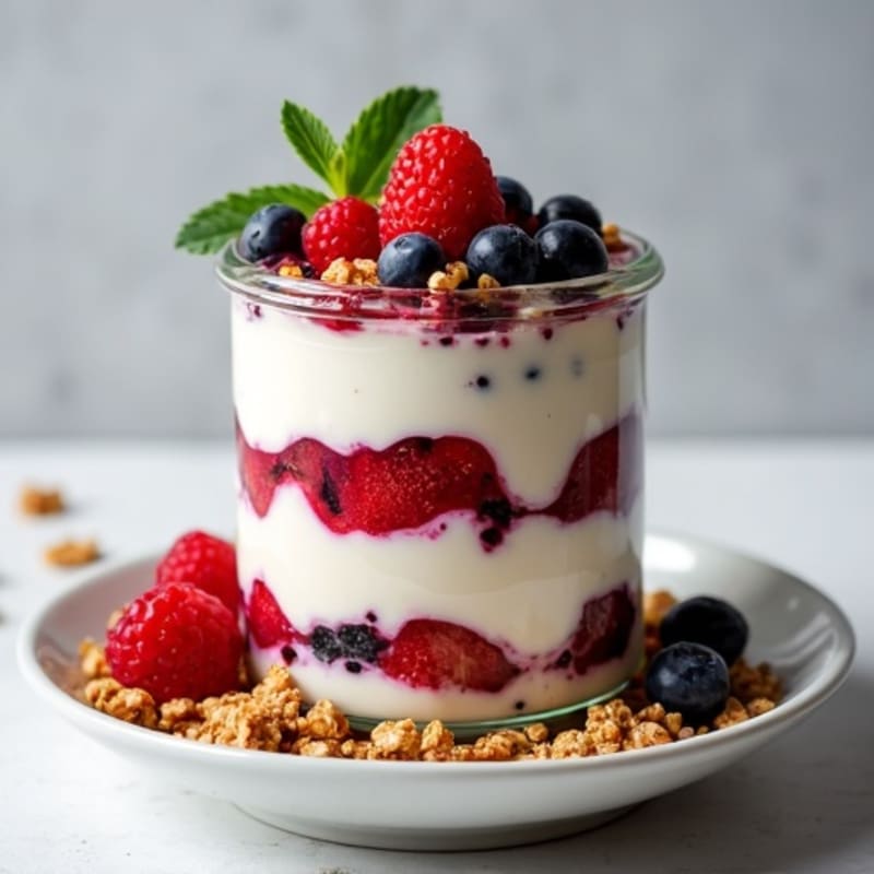 Cottage Cheese and Berry Protein Parfait