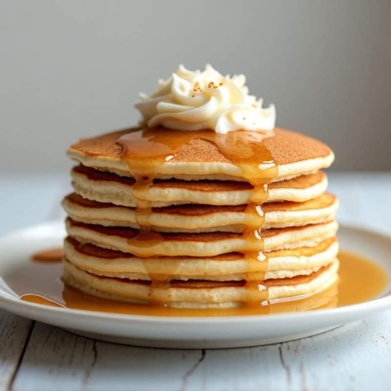 Fluffy Vanilla Protein Pancakes