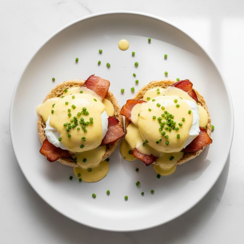 Creamy Classic Eggs Benedict with Zesty Hollandaise