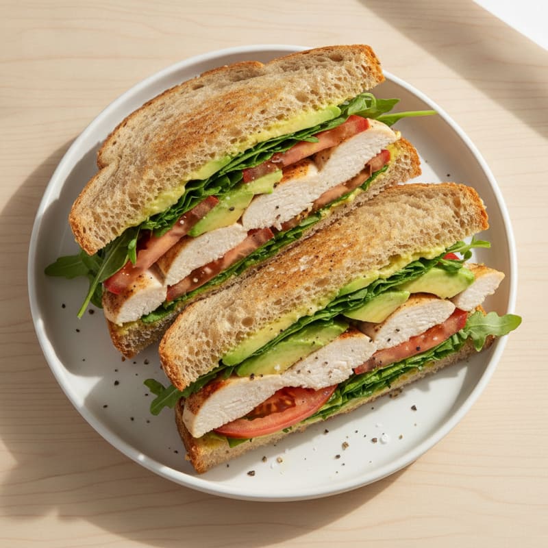 Grilled Chicken and Avocado Sandwich