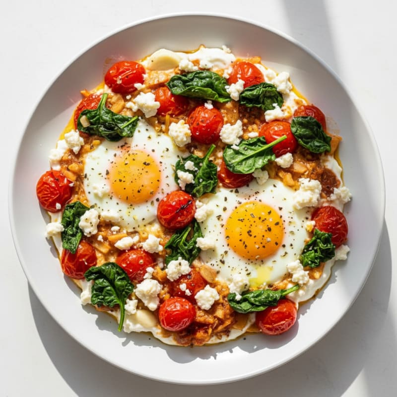 Baked Eggs with Roasted Tomatoes