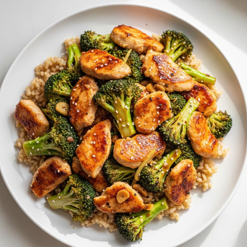 Teriyaki Chicken and Broccoli Stir-Fry