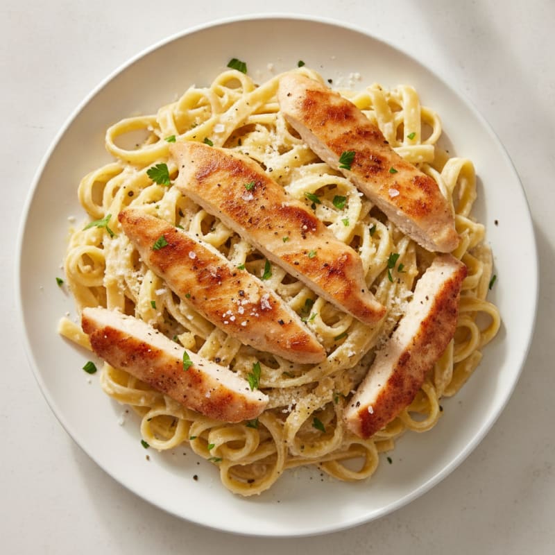 Chicken Alfredo Fettuccine Pasta
