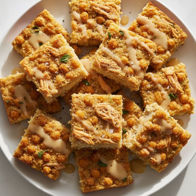 Savory Parmesan Chickpea Protein Bars