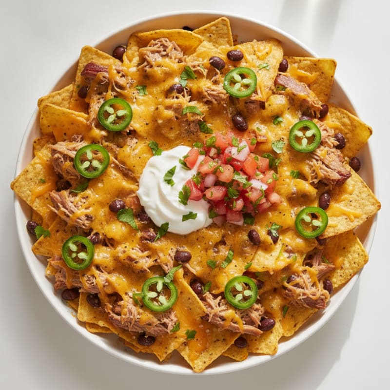 Smoked Pulled Pork Nachos